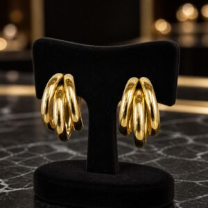 Antitarnish Aurelia Triple Hoop Earrings