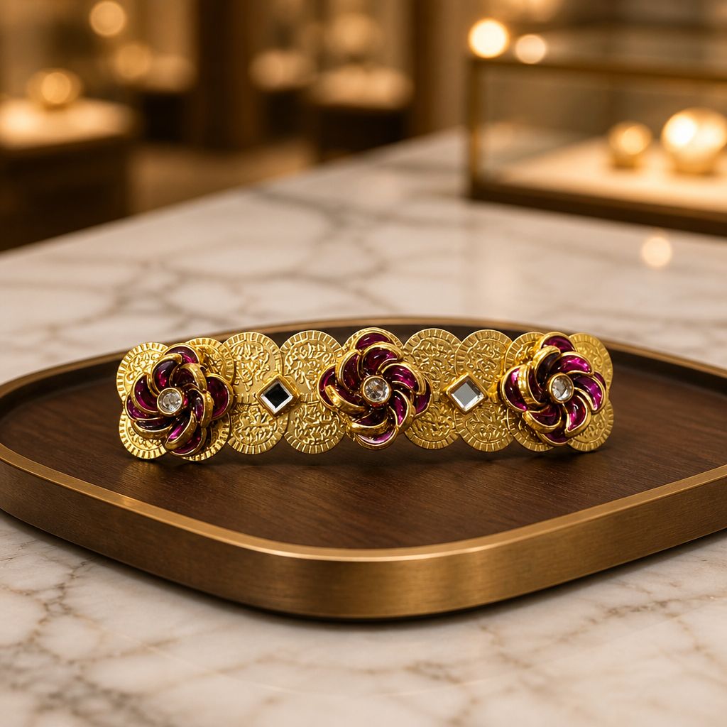 Handmade Lakshmi Bloom Centre Clip