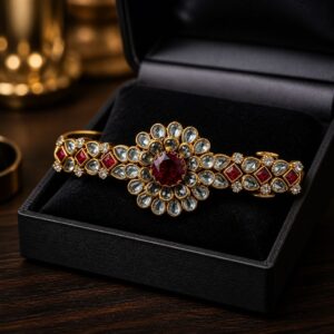 Handmade Royal Kundan Centre Clip