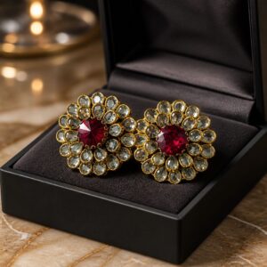 Handmade Royal Kamal Earrings