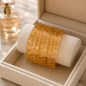 Champagne Rain Drop Bangles
