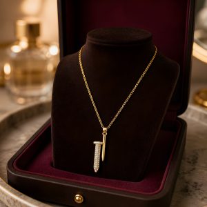 Stone Nail Pendant Chain