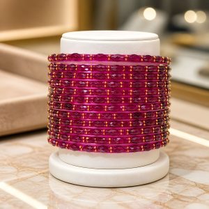 Wine Rain Drop Bangles