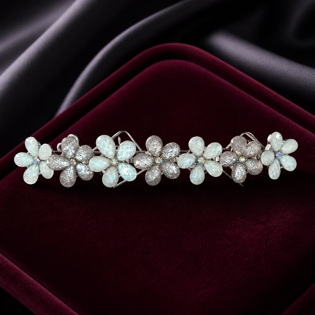 Antitarnish Frost Bloom Hair Clip