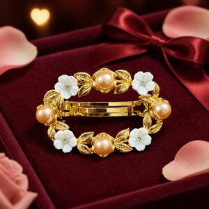Antitarnish Pearl Bloom Hair Clip