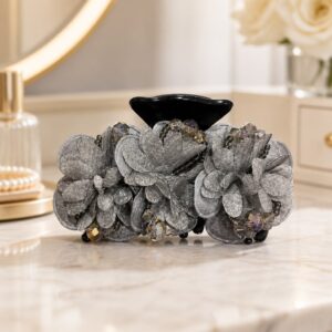 Korean Anti-Tarnish Floral Hair Clutch