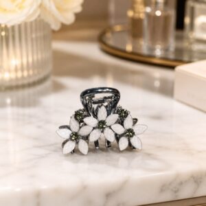 Korean Imported Anti-Tarnish Daisy Bloom Catch Clip